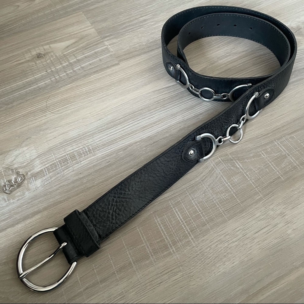 Goode Rider Leather Chain Link Belt